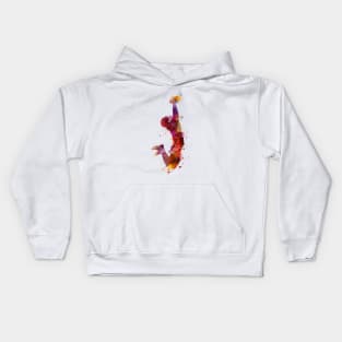 American football in watercolor Kids Hoodie